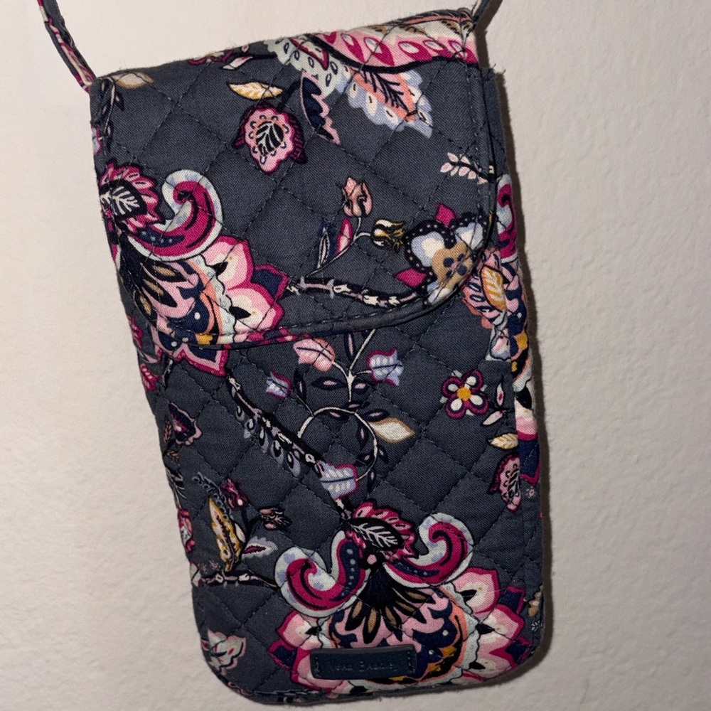 Vera Bradley Pink and Gray Floral Phone Case